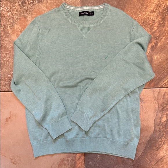 Nautica Men's Mint Crewneck Sweater - Picture 1 of 3